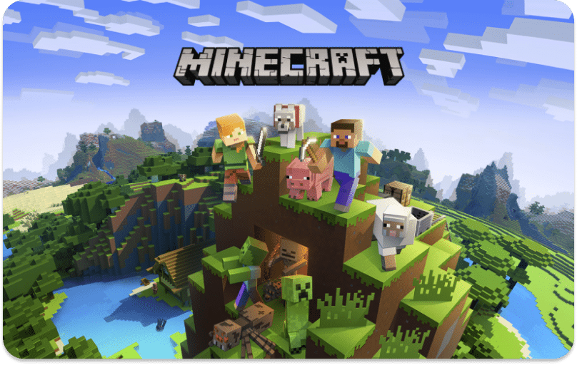 Minecraft Digital Gift Card